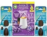 Air Wick Aroma-Öl Diffuser Starter-Set inklusive 1 Gerät, 1x20ml Bergamotte & Lavende & 2x20ml Mediterrane Brise Nachfüller