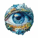 Jigfoxy Holzpuzzle Erwachsene, Auge der Natur Holz Puzzle Erwachsen, einzigartiges Holzpuzzle in Tierform, Familie und Freunde L-34 * 31.3cm-230pcs