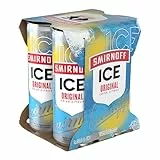 Smirnoff Ice Original 4er-Pack, prickelndes Mixgetränk mit Smirnoff Vodka und spritzigem Zitronengeschmack, perfekt für Partys und gesellige Anlässe, 10 Prozent Alkohol, 250-ml-Dosen
