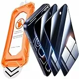 UniqueMe für iPhone 17 Pro Max für Panzerglas Sichtschutz - Privacy Schutzfolie, Automatische Installation, Bruchsicher Militärniveau, 9H-Härte, Anti-Kratzer, Bläschenfrei, Anti Spy Folie, 2 Stück