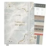 Lebenskompass® Studienplaner 2025 2026 A5 „Sparkle“ - Semesterplaner für Uni & Studium |Terminplaner mit Stundenplan, Notenlisten, Reflexion | Hardcover mit Goldprägung