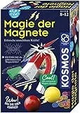 KOSMOS 654146 Fun Science – Magie der Magnete, baue einen eigenen Kompass, erforsche unsichtbare Kräfte, spannende Magnetspiele und Versuche, Experimentierset für Kinder ab 8 Jahre