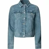 Pepe Jeans Damen Slim Jacket Jacke, Blau (Denim-MS4), M
