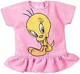 Barbie Clothes: Looney Tunes Character Top Dolls, Pink Top with Tweety Bird Graphic, Gift for 3 to 7 Year Olds