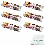 Nippon Knusperhappen, Snack Pack (6x200g Packung) + usy Block