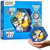 WOW! PODS 4D Tails| Einzigartige verbindbare Wackelfigur zum Sammeln, die aus ihrer Welt in Ihre platzt, Wand- oder Regaldisplay | Sonic Toys and Gifts | Serie 1 Nr. 480