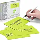 2DOBOARD 25 Scrum Magnete Wiederbeschreibbar 15 x 10 cm für Agile, Scrum, Kanban oder Lean (Grün)