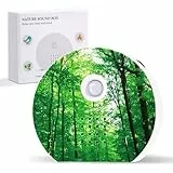 PHYSEN Vogelgezwitscher Box Toilette Bewegungsmelder, Naturgeräusche Meeresrauschen Soundbox, 9 Vogelgesang Bird Gesang Vogelzwitschern Box mit Timing & Wandhalterung für Toilette Spa Entspannung