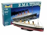Revell 05210 Modellbausatz Schiff 1:700 - R.M.S. Titanic im Maßstab 1:700, Level 4, originalgetreue Nachbildung mit vielen Details, Kreuzfahrtschiff, 05210, merhfarbig, Weiß