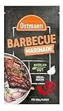 Ostmann Gewürze – Barbecue Marinade, flüssige Grillmarinade, würzig-rauchiger Geschmack, Gewürzmischung für 500 g Fleisch, ideal zum Grillen & Verfeinern von Speisen, 60 ml