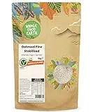 Wholefood Earth Haferflocken fein - GMO frei - Vegan - Milchfrei - Ohne Zuckerzusatz 1kg