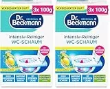 Dr. Beckmann Intensiv-Reiniger Wc-Schaum, Selbstaktivierender Schaum 3x 100 g (Ein Bild des Artikels zeigt zwei verschiedene Versionen) (Packung mit 2)