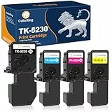 ColorKing TK5230 Toner Kompatibel für Kyocera TK-5230K TK5230C TK5230M TK5230Y Ersatz für Kyocera ECOSYS M5521CDW P5021cdn P5021cdw M5521cdn M5521cdw (Schwarz Cyan Magenta Gelb, 4er-Pack)