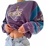 Onsoyours Damen Schmetterling Pulli Sweatshirts Hoodie Sport Langarm Kapuzenpullover Mode Bequem Casual Pulli Mit Kordel Und Taschen C Violett L