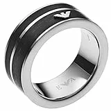 Emporio Armani Ring Für Männer, 9/10/11/11.5mm Silber Edelstahl Ring, EGS2032040