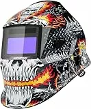 ARCCAPTAIN Schweißhelm Schweißmaske Automatischer Verdunkelung für TIG MIG ARC, 1/1/1/1 Top Optische Klarheit, Ultra-Leicht Schweißhelm Automatische Abdunkelung