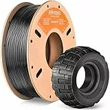 ERYONE TPU Filament 1.75mm, 3D Drucker Filament,Flexible TPU Weiches Filament, TPU 95A, Maßgenauigkeit +/- 0,03 mm, 0.5kg 1 Spule, Schwarz