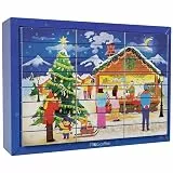 Tee-Adventskalender von FROG.coffee | 24 Tage Genuss mit 48 Teebeuteln in 24 verschiedenen Sorten von Top Marken wie Meßmer, Niederegger, Sonnentor, Teekanne, Bad Heilbrunner uvm | 2-in-1-Design