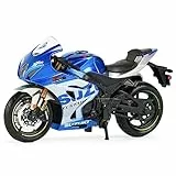 Bburago Suzuki GSX-R 1000 Motorbike - Incredibly Detailed Die-Cast Replica Collectible - 1:18 Scale
