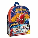 Lisciani - Spider Man Super Game - Rucksack mit Spielen Kinder ab 6 Jahren - Inklusive Kartenspiel und Brettspiel - Spider Man Lernspiele - 2+ Spieler - Geburtstagsgeschenkidee