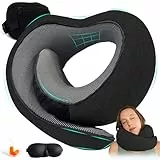 Dreamjoys Reisekissen Flugzeug, Nackenkissen Reise, Travel Pillow, Kissen Flugzeug, Reisekissen Memory Foam, Ideal Für Reisen Mit Auto, Zug