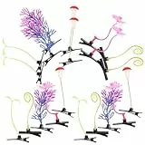 Ciieeo 30 Stück Haarspangen mit Pflanzenmotiven Bunte Haarschmuck Clips für Mädchen Kreative Pflanzen Haarnadeln für Partys und Alltagslooks