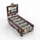 ALL STARS Whey Crisp Protein Riegel 25 x 50g Chocolate - 15g Eiweiß, Trainingssnack reich an hochwertigem Molkenprotein und mit knusprigen Crispies