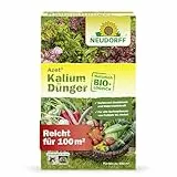 Neudorff Azet Kaliumdünger – Bio-Dünger gleicht Kaliummangel aus und verbessert Geschmack, Widerstandskraft und Lagerfähigkeit, 2 kg für 100 m²