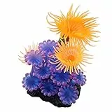 FTVOGUE Aquarium-Silikon - künstliche Seeanemonen, rote Korallen - Landschaftsdekoration
