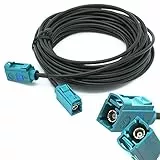 Adapter-Universe Antennen Adapter 6m Verlängerungskabel FAKRA Buchse auf FAKRA Buchse Z Antennenkabel RG 174 Auto passend für Universal