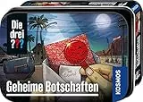 Die drei ??? Geheime Botschaften von KOSMOS, Schütze geheime Informationen, Nachrichten verschlüsseln und versiegeln, Detektiv Spielzeug Set für Kinder ab 8 Jahre, in praktischer Metall-Box