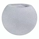 Paco Home Wandleuchte Innen Wandlampe Flur Lampe Rund Indirektes Licht Up Down Effekt G9 Gemütliche Atmosphäre, Leuchtmittel: ohne Leuchtmittel, Farbe: Sandstein-Grau