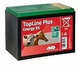 AKO Fencing Batterie 9 V, 55 Ah Topline Plus Energy 55