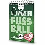 Spielefabrik GALGENMÄNNCHEN Fußball | 60 Fussball-Begriffe raten: Spieler, Vereine, Weltmeisterschaften, Nationalmannschaften | Geschenk, Mitbringsel für Jungen ab 8 Jahre | Für Fußballfans 2026