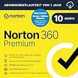 Norton 360 Premium + Utilities Ultimate 2025 | 10 Geräte | 1 Jahr |Aktivierungscode per Email