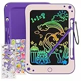 TEKFUN LCD Schreibtafel Kinder Spielzeug ab 3 4 5 6 7 Jahre alt Junge Mädchen, 8,5 Zoll Zaubertafel Maltafel zum Geburtstag & Jahrestagsgeschenk (Violet)