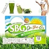 SBG Salveo Barley Grass,2024 New Salveo Barley Grass Powder, 100% Pure and Organic Sbg Barley Grass Juice Powder,Brought to Your Pure Health,Boost Your Health Naturally (1 Box)