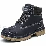 Eagsouni Winterschuhe Herren Damen Gefüttert Winterstiefel, Blau, 40