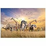 LEEINTO Puzzle 500 Teile Landschaftsmuster Bilder Erwachsene Puzzles Kinder Lernspielzeug Für Kinder Puzzle Geschenke Puzzles 1000 Teile Für Erwachsene Katzen