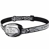 Varta LED x 4 Head Light Kopfleuchte H20 (inkl. 3x Longlife Power AAA Batterien Stirnlampe Kopflampe Taschenlampe Flashlight - rote LED für Nachtsicht geeignet für Joggen, Camping, Fahrradfahren)