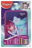 Maped 967435 SchLeretui Butterfly, aus Polyester, BefLlt