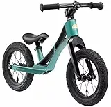 BIKESTAR Magnesium (superleicht) Lauflern Rad für Jungen und Mädchen ab 3-4 Jahre | 12 Zoll Kinder Laufrad BMX Ultraleicht | Petrol Grün | Risikofrei Testen