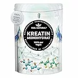Creatin Monohydrat – 500g ultrafeines Pulver – 147 Portionen reines Kreatin – hochdosiert – vegan, ohne unnötige Zusätze – in ﻿Deutschland entwickelt & laborgeprüft