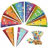 RCYHCY 8stk Geschwister Schultüte, Schultüte zur Einschulung 28 cm, Faltbare Zuckertüte für die Einschulung zum Schulanfang, Geschenkverpackung Schultüte Zuckertüte, für Junge und Mädchen