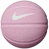 Nike Swoosh Skills Mini Basketball – Trainings Basketball Ball – Mini Basketball für Skills Training & Freizeit, Pink Rise/Pink Foam/White, 3