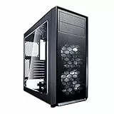 Fractal Design Focus G Black Window, PC Gehäuse (Midi Tower mit seitlichem Fenster) Case Modding für (High End) Gaming PC, schwarz