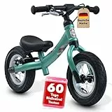 BIKESTAR Mitwachsendes Kinder Laufrad Lauflernrad Kinderrad für Jungen und Mädchen ab 2-3 Jahre | 10 Zoll Flex Sport Kinderlaufrad | Petrol Grün | Risikofrei Testen