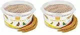 petifool Kolbenhirse gelb 500g - Einzelfuttermittel für alle Ziervögel - Vogelfutter - 100% Natur (Packung mit 2)