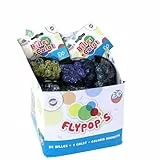 FLYPOP'S - Kugeln Nuggets - Freizeitspiel - 033031 - Zufällige Farbe - Glas - Geschicklichkeitsspiel - Kinderspielzeug - 1,6 cm x 1,6 cm - Ab 3 Jahren