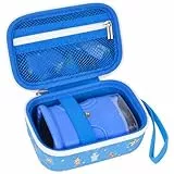 Digitalmikroskop Aufbewahrungsbox für Edubini für BMDSAE 1000x Handheld Kinder Taschenmikroskop und Zubehör (Blau)